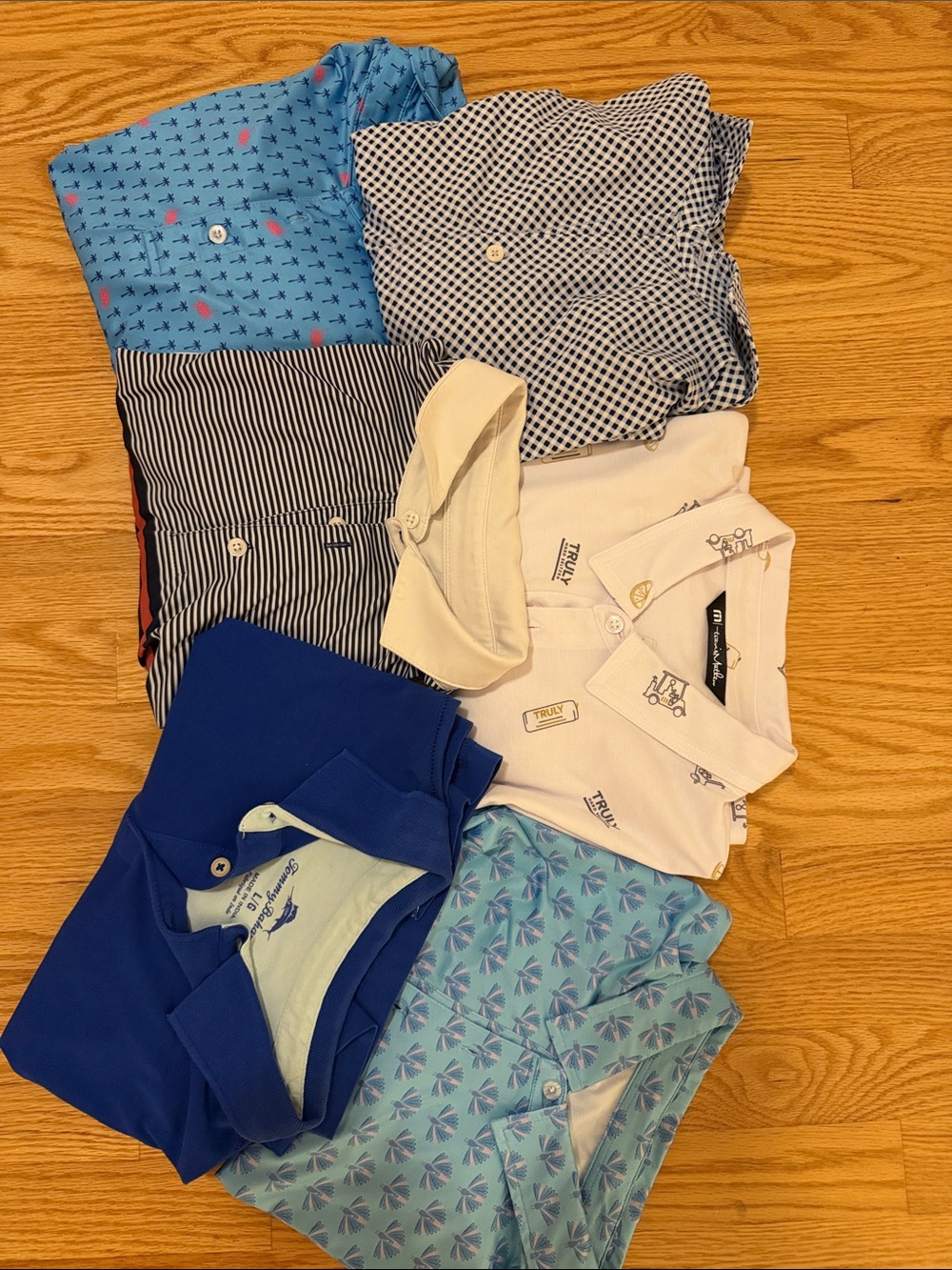 Tommy Bahama Men's Polos - Blue, Light Blue, White, Navy, Cream